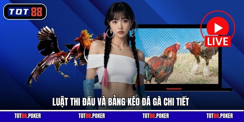 Luật thi đấu và bảng kèo đá gà chi tiết